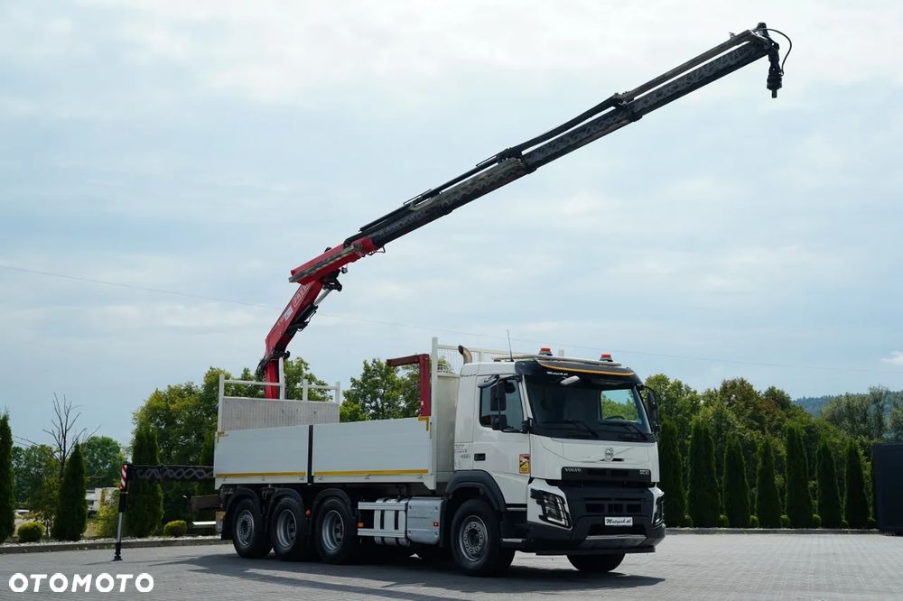 Volvo FMX 460 / 8x4 / SKRZYNIOWY - 6,1 M / HDS FASSI F 185 A.2.24 - 12,55 M / TRIDEM /  MAX UDŹWIG: 5 500 KG / PILOT / KAMERA / I- SHIFT / EURO 6 - 8