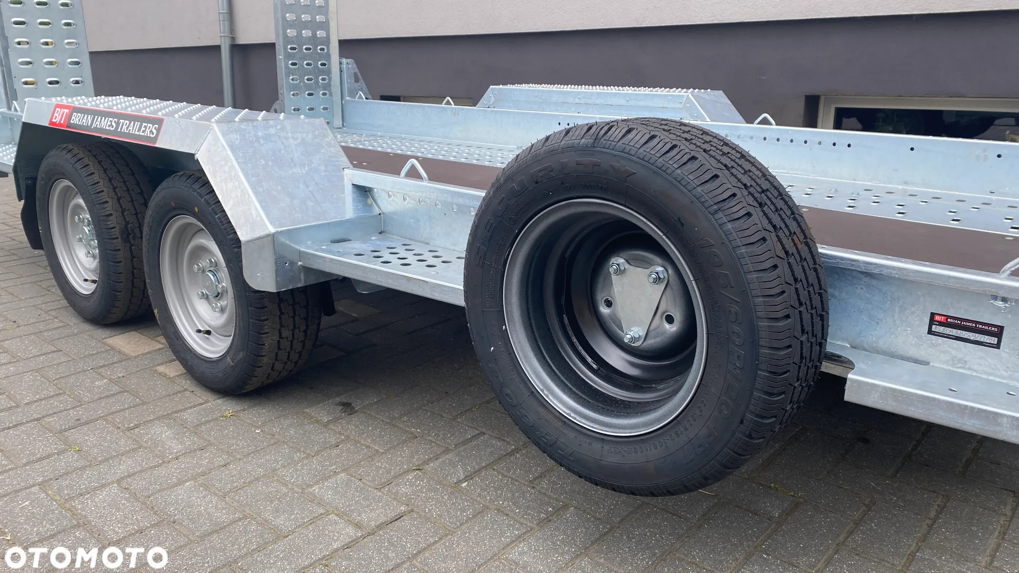 Brian James Trailers Digger Plant 2, 370X170 CM, DMC 3500 KG, z najazdami stalowymi 162 CM - 8