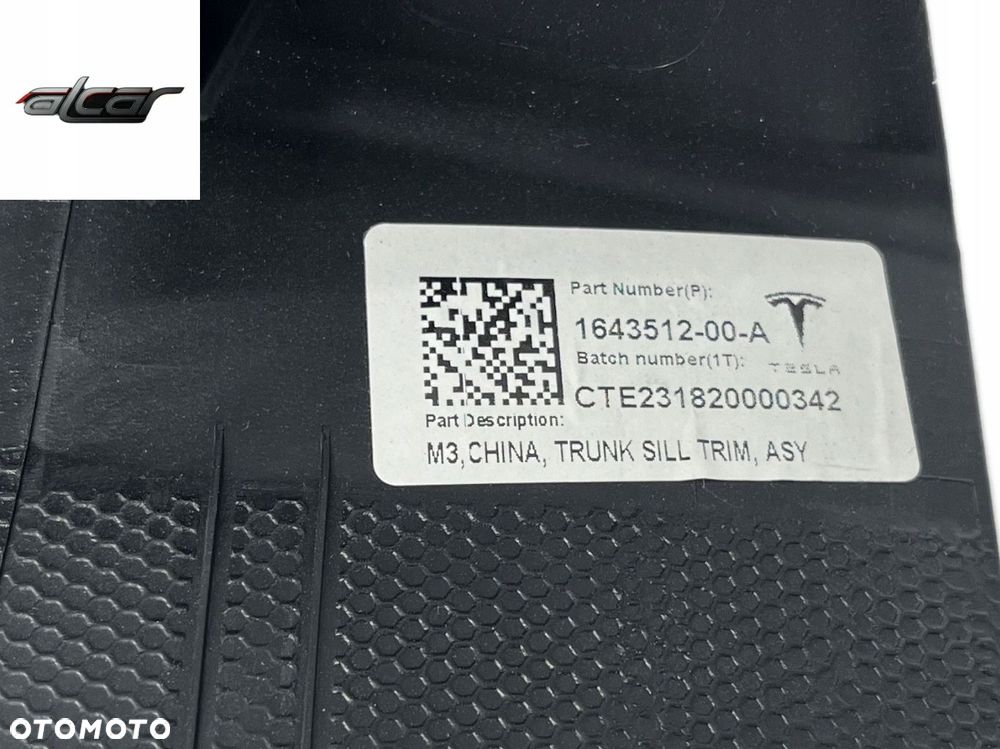 OSŁONA PASA TYLNEGO TESLA 3 1643512-00-A - 5