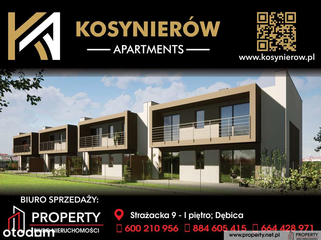 Mieszkanie, 60,25 m2, Kosynierów, Dębica