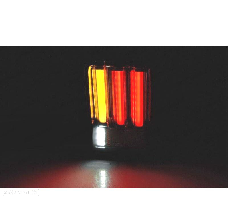 FAROLINS TRASEIROS PARA JEEP WRANGLER JK 07-18 LED BAR FUMADO PRETO - 3