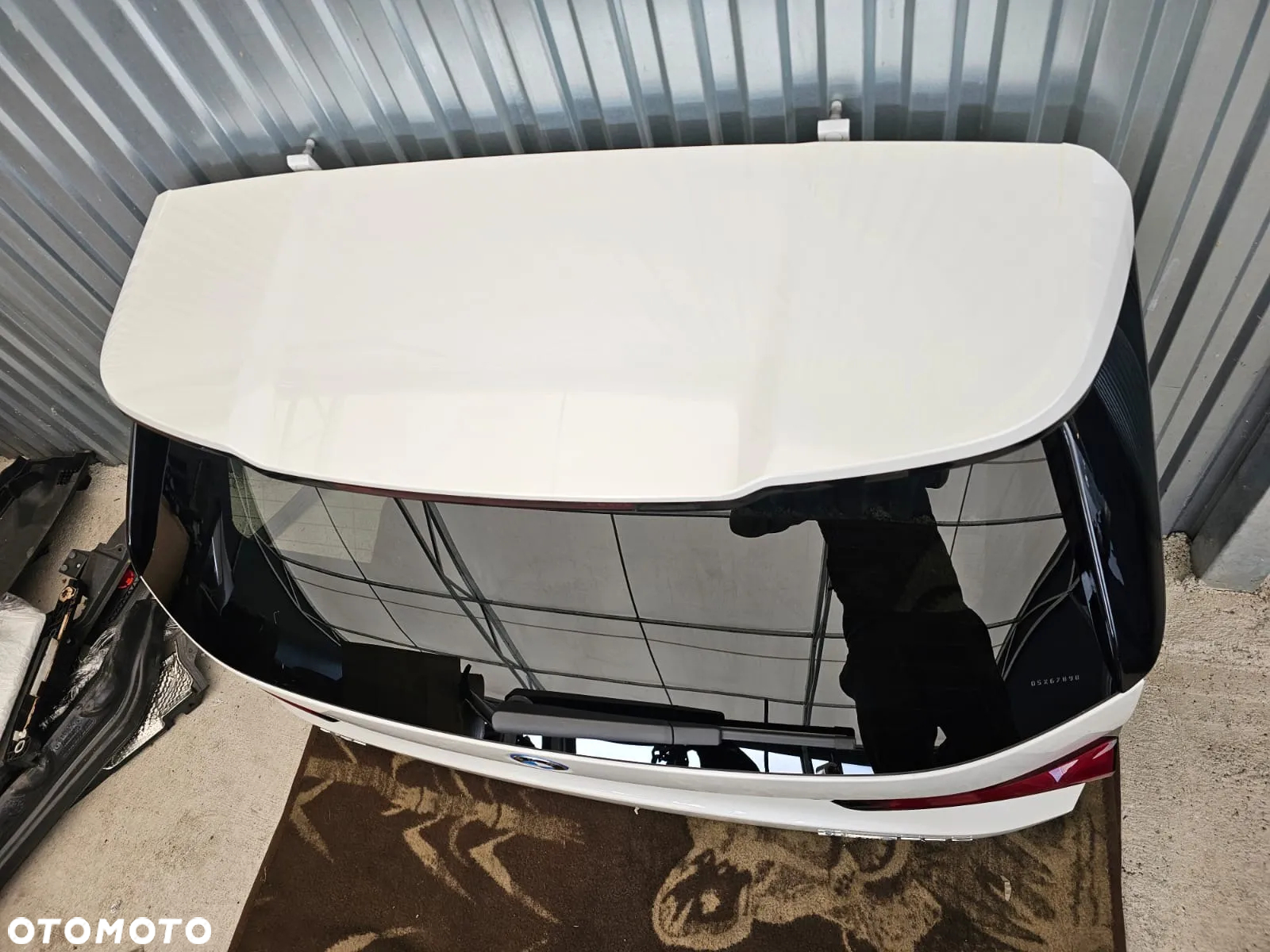 TYŁ KOMPLETNY LAMPY KLAPA ZDERZAK BMW X1 U11 A96 MINERALWEISS BIAŁĄ PERŁA - 5