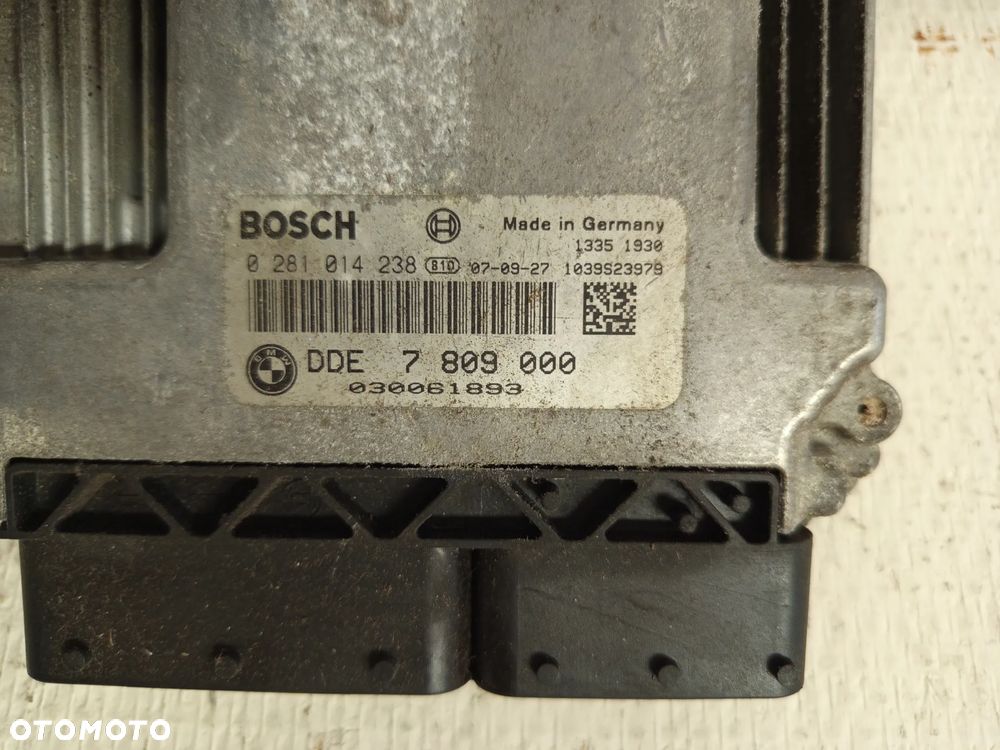 BMW 5 E60 E61 2008 Sterownik SILNIKA Moduł ECU 0281014238 - 2