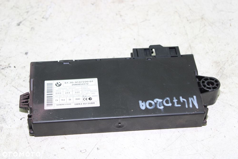 MODUŁ STEROWNIK CAS BMW 1 E87 E81 e90 e91 9147220 komfortu - 1
