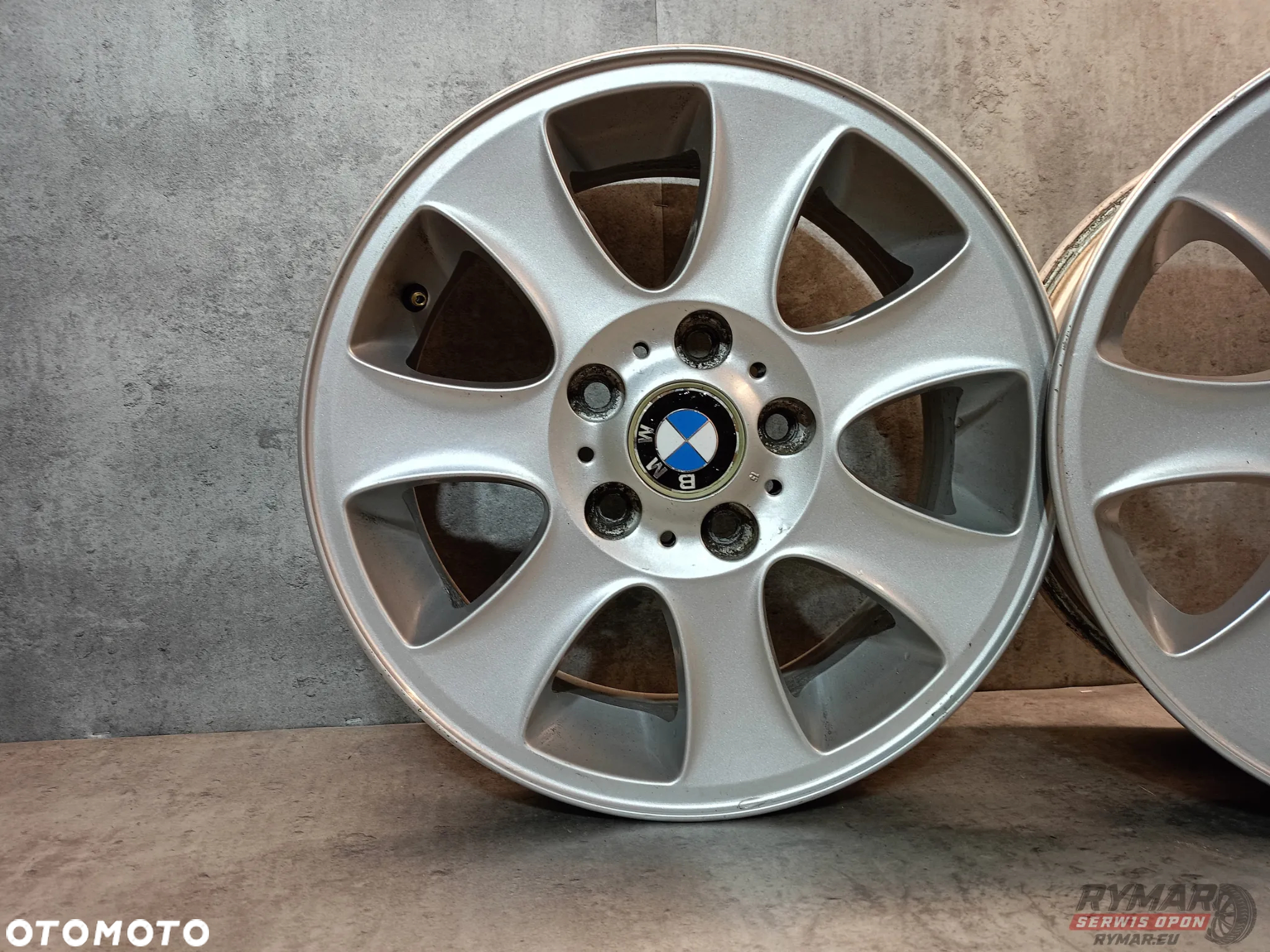 ŚLĄSK ALUFELGI 7X16" 5x120 ET44 ORYGINAŁ BMW KOMPLET - 2