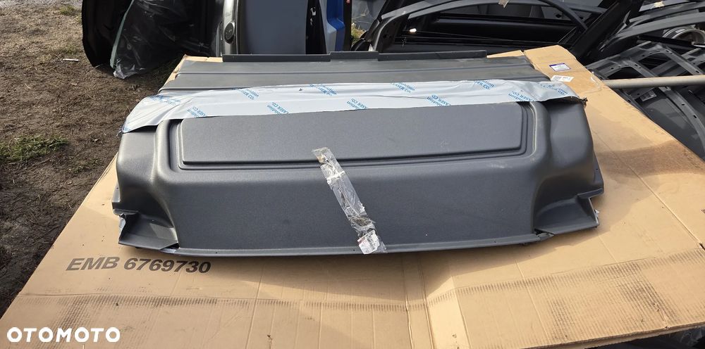 ściana grodziowa Citroën Berlingo II Peugeot Partner II 1609684980 Solidna ścianka działowa z szarego ziarnistego tworzywa ABS PSA 1609684980 - 7