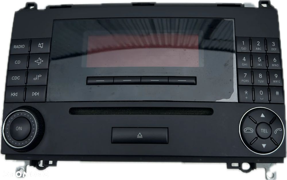 RADIO ODTWARZACZ CD MERCEDES A W169 ORYGINAL DEMONTAZ 1698700289 1698206189 1698207589 1698204789 1698201589 - 1