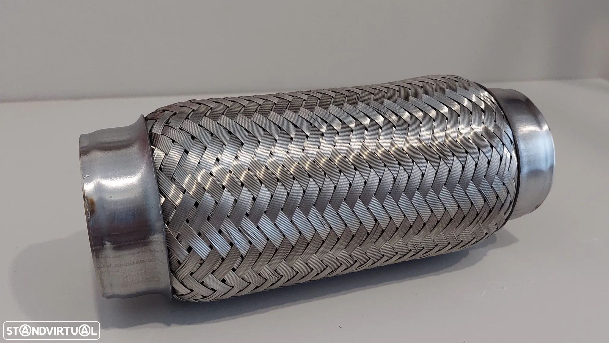 60mm - Flexível Inox Reforçado Escapes Universal (203mm comprimento) - 1