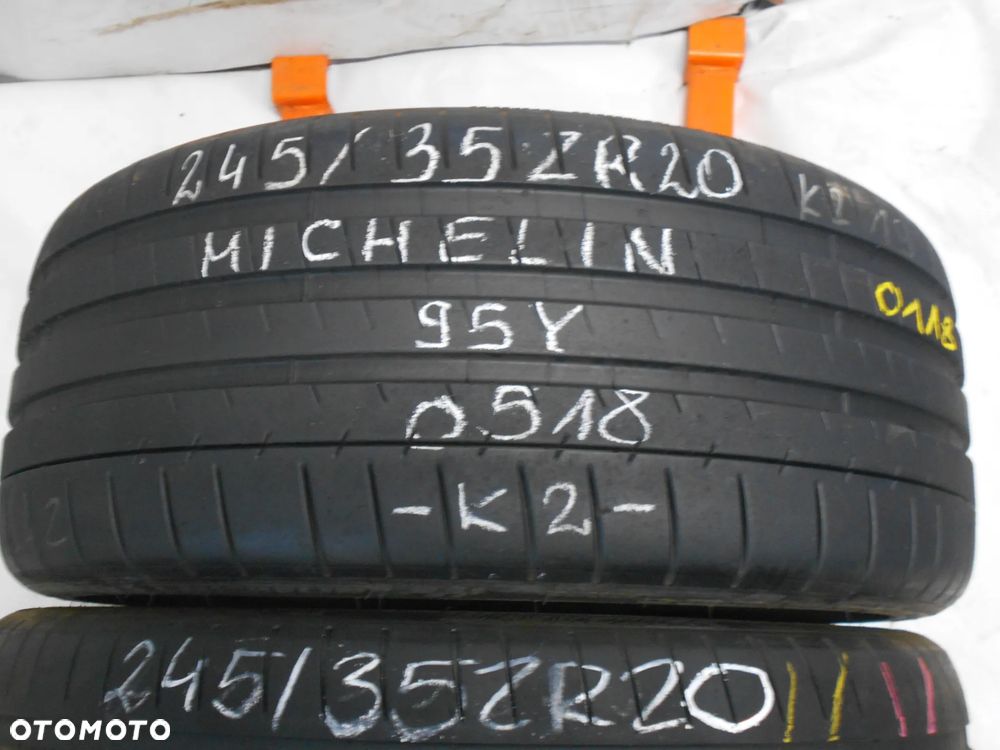 OPONY 245/35R20 MICHELIN PILOT SUPER SPORT K2 DOT 0518 6.2MM - 2