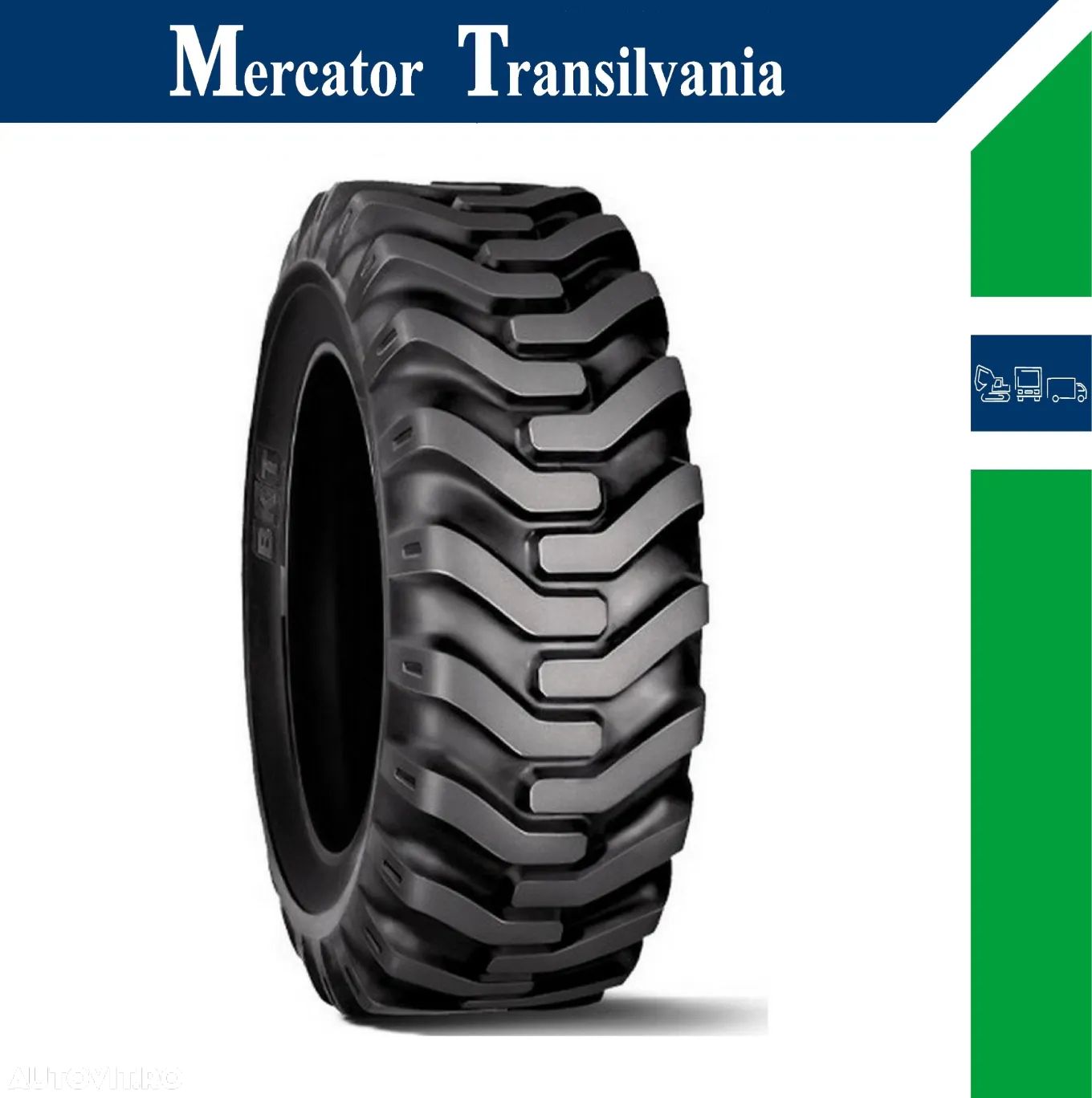 Anvelopa NOUA -  12-16.5 BKT Skid Power 12PR Tractiune - 1