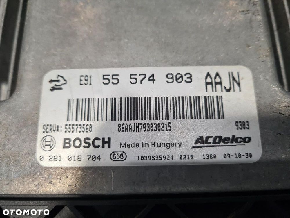 OPEL INSIGNIA A 2.0 CDTI STEROWNIK SILNIKA 55574903AAJN - 2