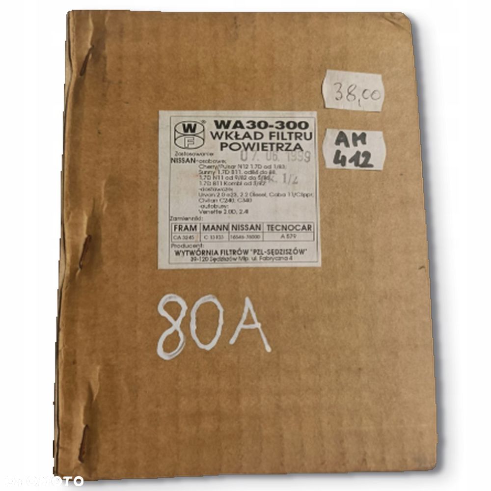 FILTR POWIETRZA WA30-300 WA30300 Nissan Cherry III Sunny I Urvan Vanette - 6