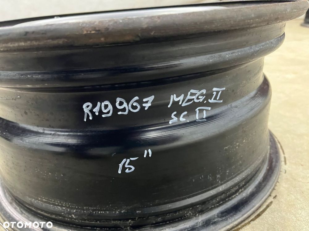Felga Renault Megane 2 II Scenic 2 II 02-09r. 6,5jx15 ET49 4x100 felgi stalowe 15 cali 8200026031 - 16