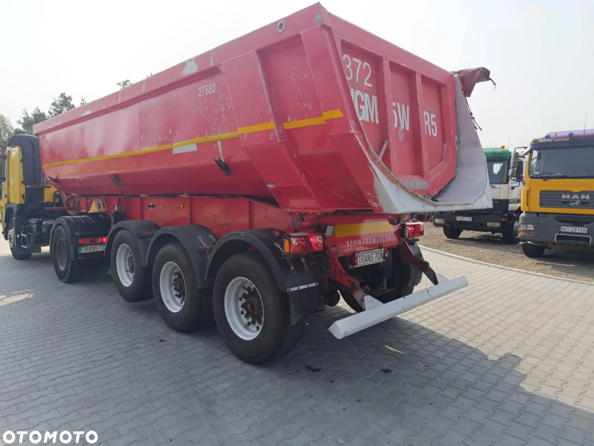 Schwarzmuller 2011 rok 25m3 alufelgi os podnoszona hamulce bebnowe lekka 5,11t SAF - 9