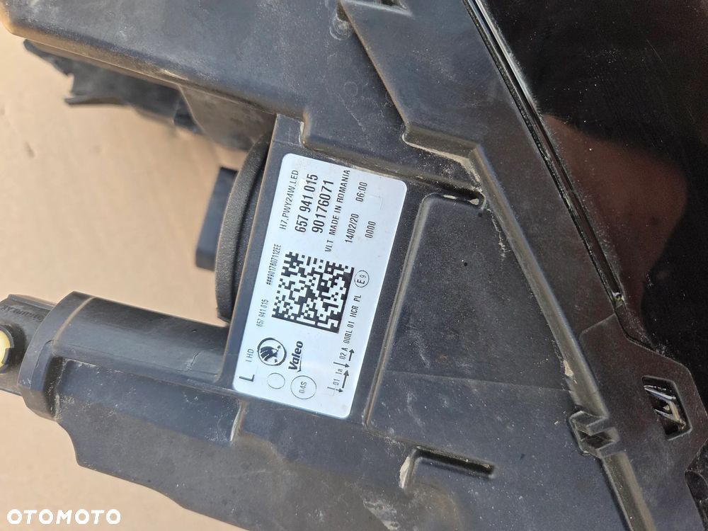 Lampa lewa lewy przód przednia Skoda Scala Led 657941015 H7 PWY24W Led Reflektor lewy przód przedni Skoda Scala Led 657941015 - 10