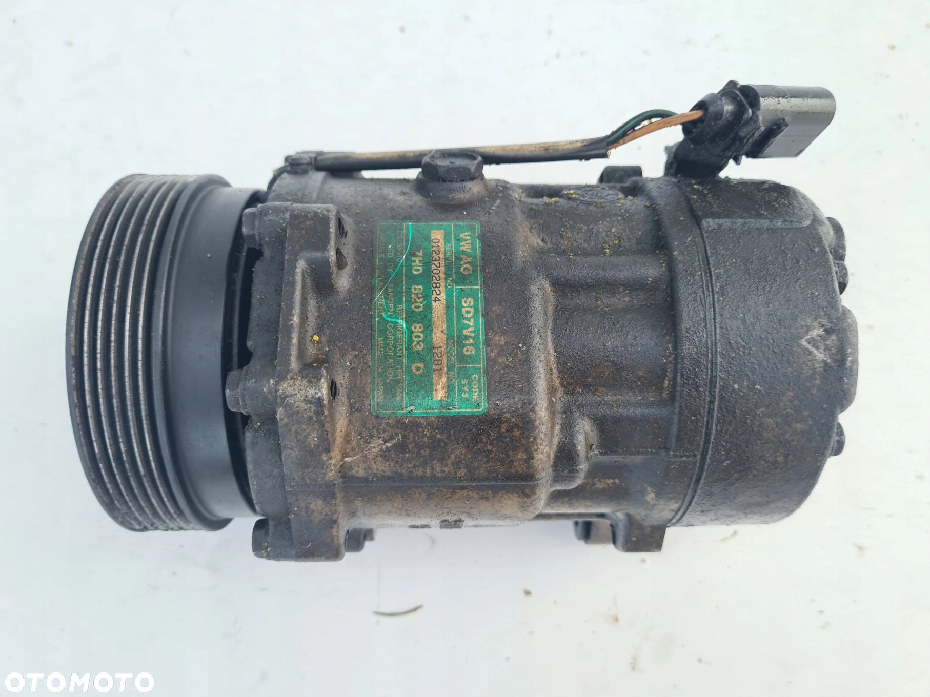 VW T5 1.9 TDI sprężarka pompa klimatyzacji 7H0820803D - 1