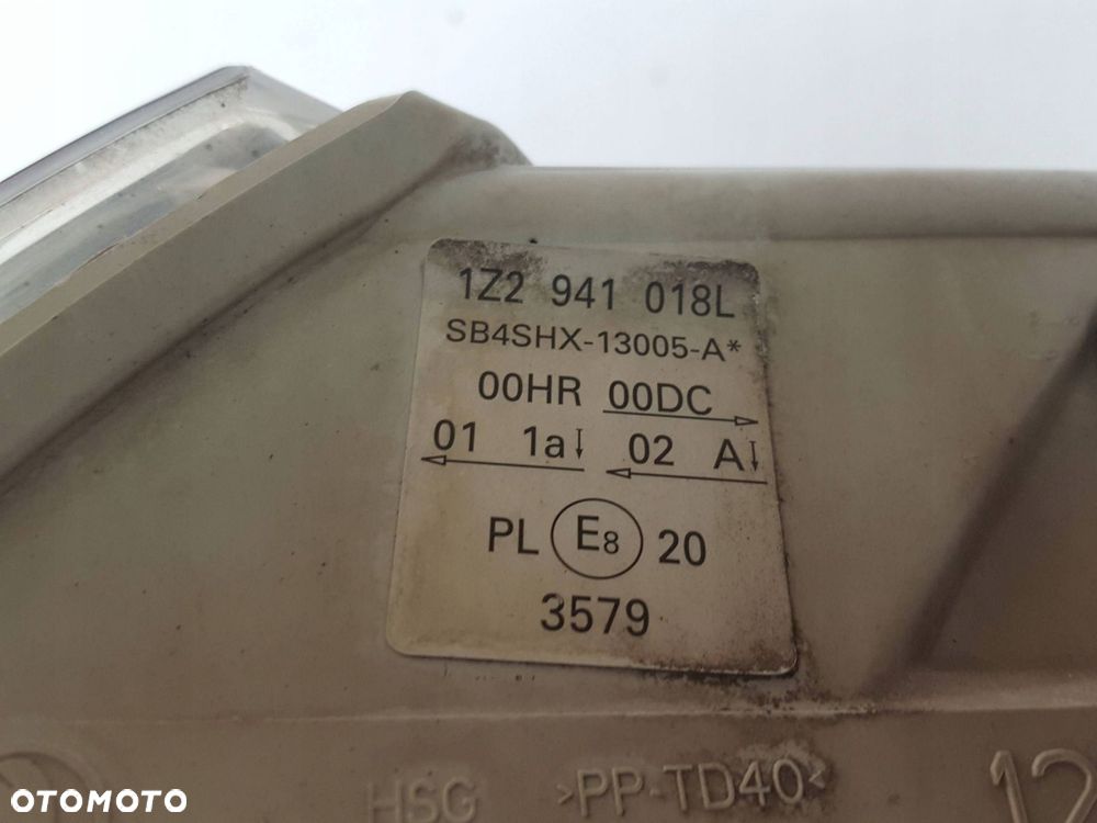 SKODA OCTAVIA 2 II 04-07r LAMPA XENON PRAWA PRZÓD ANGLIK 1Z2941018L - 8