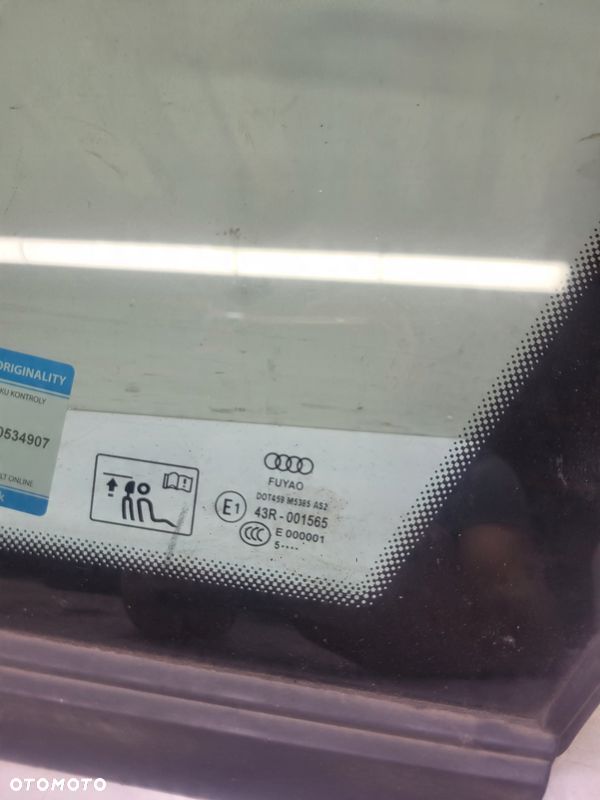SZYBA KAROSERYJNA PRAWY TYŁ AUDI A4 B9 AVANT KOMBI 8W9 2015R ORYGINAŁ ! - 3