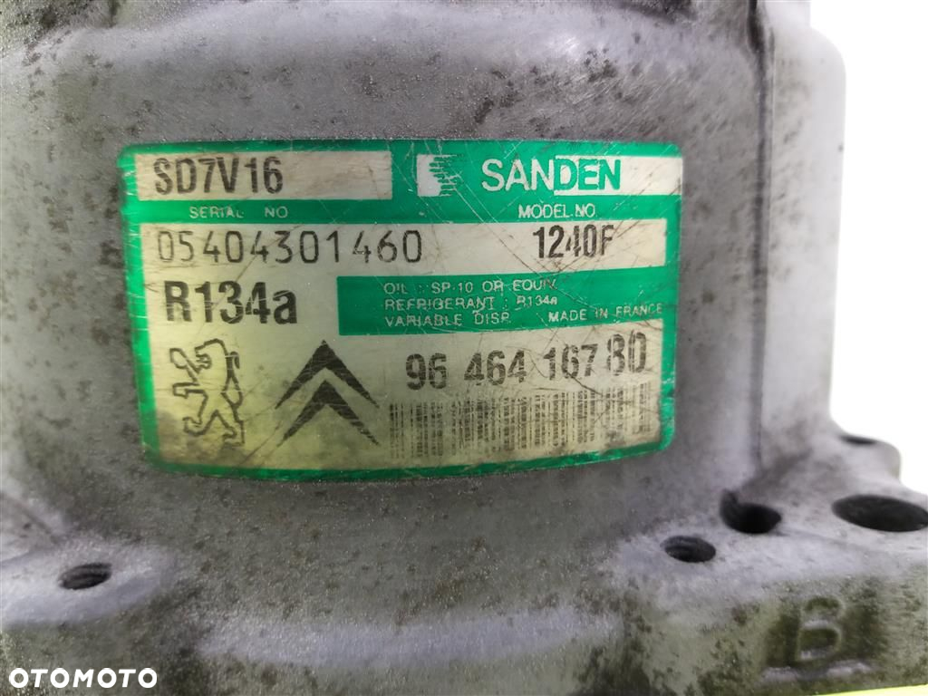 Sprężarka klimatyzacji Citroen C82.2HDI 126KM 2002-2014R SD7V16 - 6