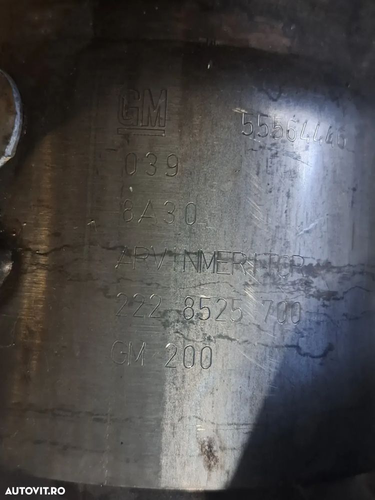 Turbina turbo turbosuflanta Furtun intercooler Conducta EGR Catalizator DPF Senzor temperatura Tubulatura intercooler Originale Saab 9-3 93 Opel Zafira C Astra H Vectra C 1.9cdti Z19DTH 2002-2010 - 6