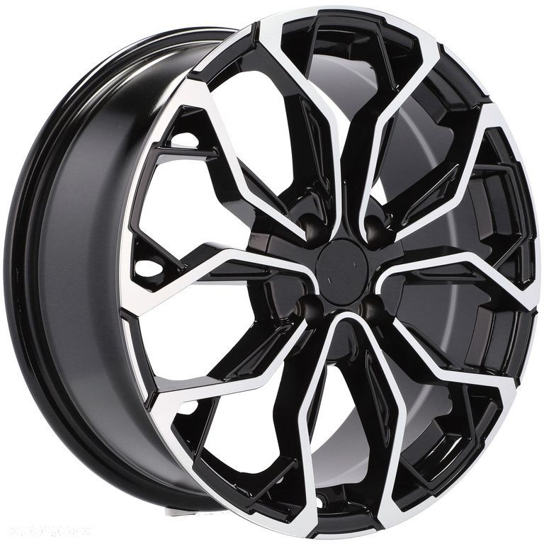 4x Felgi 17 m.in. do RENAULT Captur Clio III IV V Grand Scenic Megane HYUNDAI I20 - XF260 (BK1058) - 9