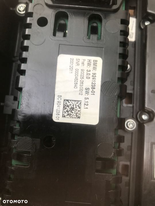 Radio BMW 5 F10 F11 CIC wyświetlacz panel ekran GPS nawigacja komplet 923915501 9243897 - 11