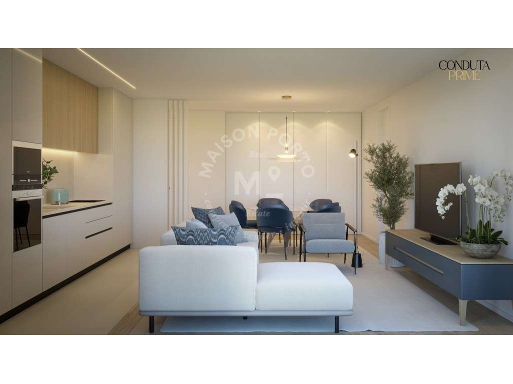 Apartamento T1 com Varanda em Condomínio Fechado na Avenida da Cond... - Grande imagem: 2/14