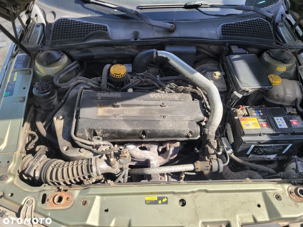 SAAB 95 I 2.3T silnik skrzynia napęd sanki belka wahacz wahacze zacisk zaciski zwrotnica piasta kopyto mc person amortyzator - 2