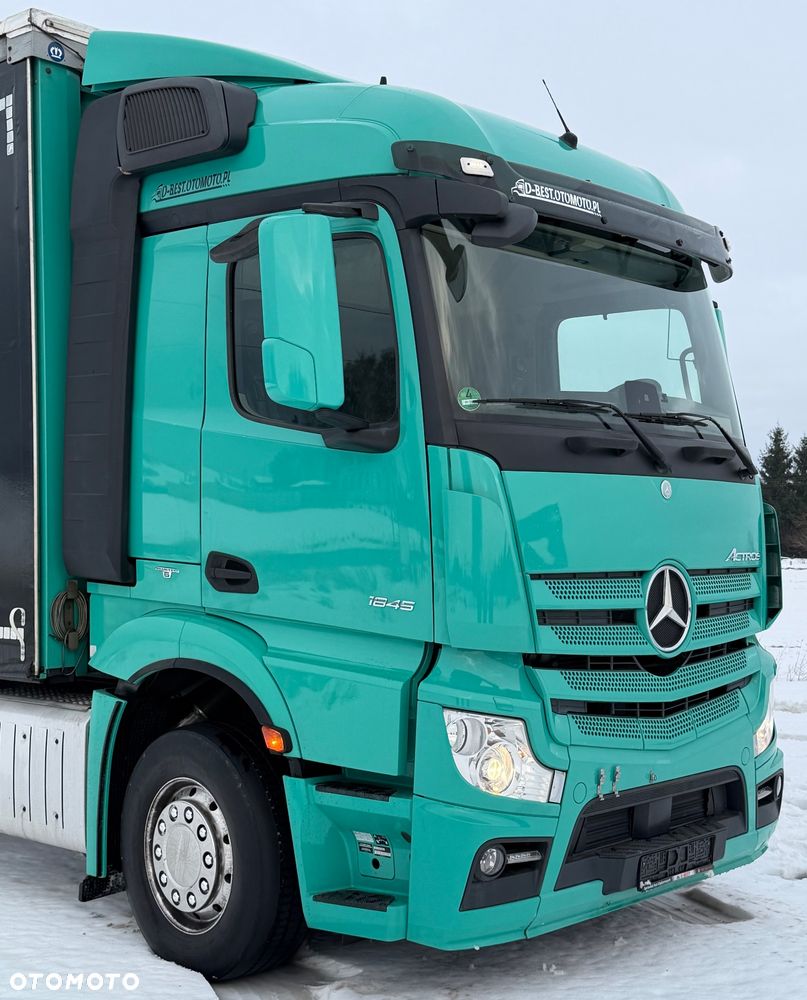 Mercedes-Benz ACTROS 1845 / FIRANKA / 18 EUROPALET / ALUSY / 8 000 KG ŁADOWNOŚCI / 2018 ROK / SPROWADZONY / AUTOMAT / SYPIALKA / EURO 6 - 8