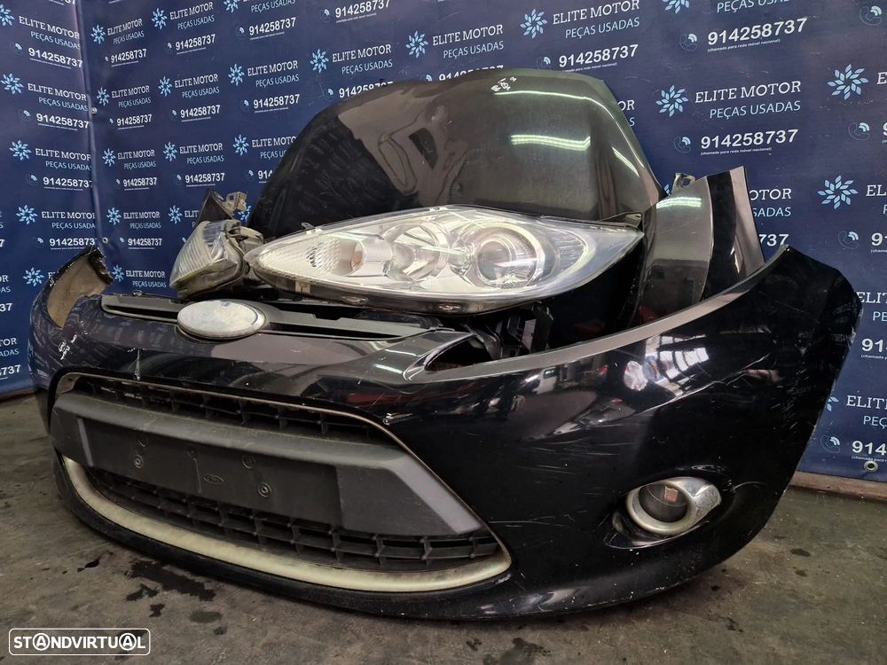 Frente completa usada FORD FIESTA 6 VI TDCI GASOLEO capot parachoques guardalamas oticas radiadores - 4