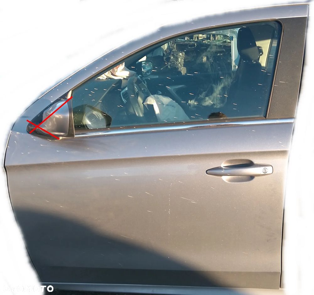CITROEN C-ELYSEE DRZWI LEWE PRZEDNIE PRZÓD KOMPLETNE KCA - 1