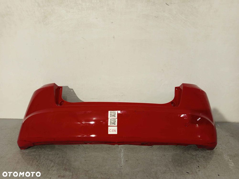 ^ ZDERZAK TYŁ TYLNY HONDA JAZZ 3 III R81 CZERWONY 5D 5 DRZWI HB - 1