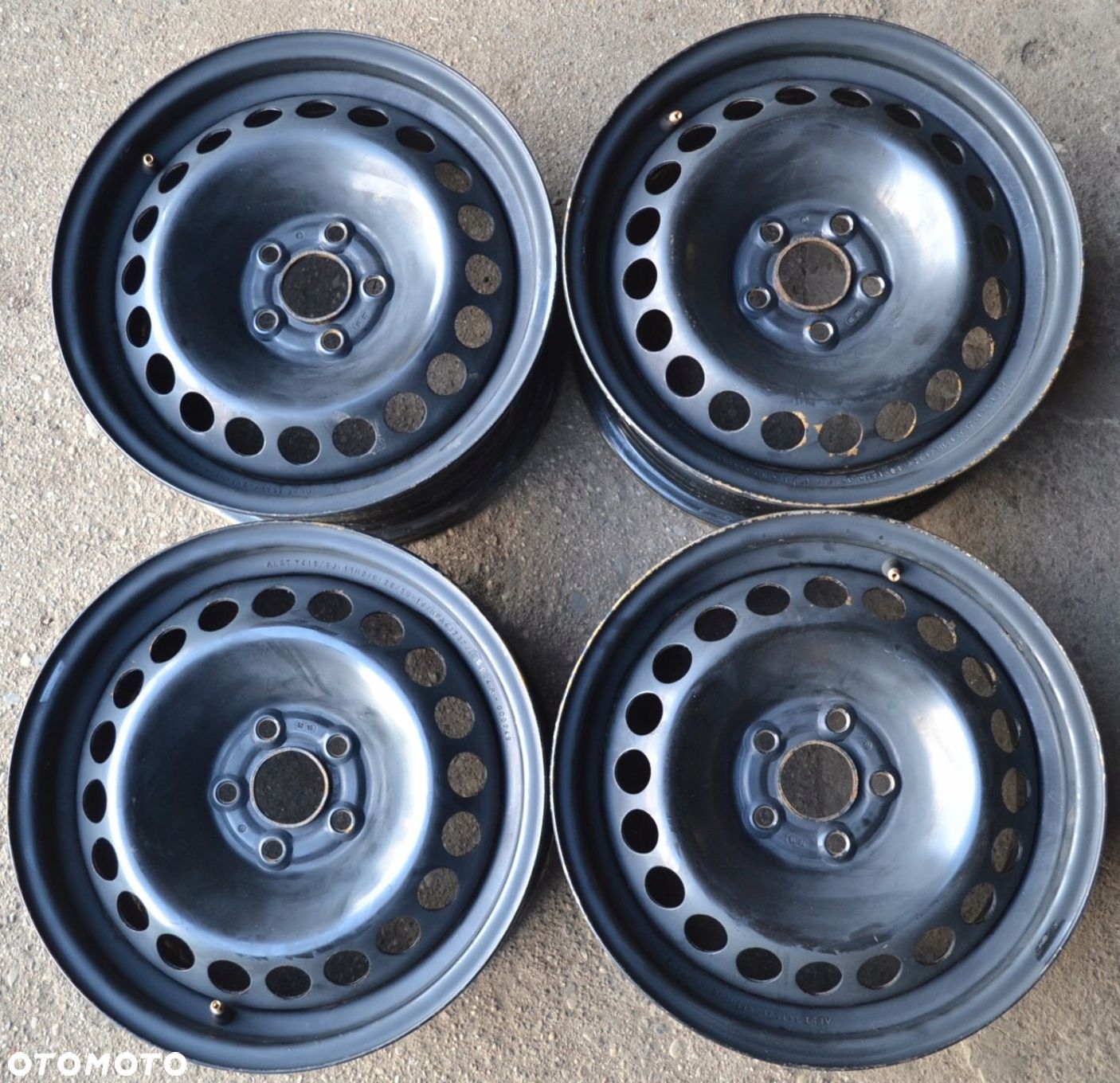 FELGI STALOWE AUDI VW SKODA SEAT 5x100 6J15 ET 29 x4szt F-336 - 1