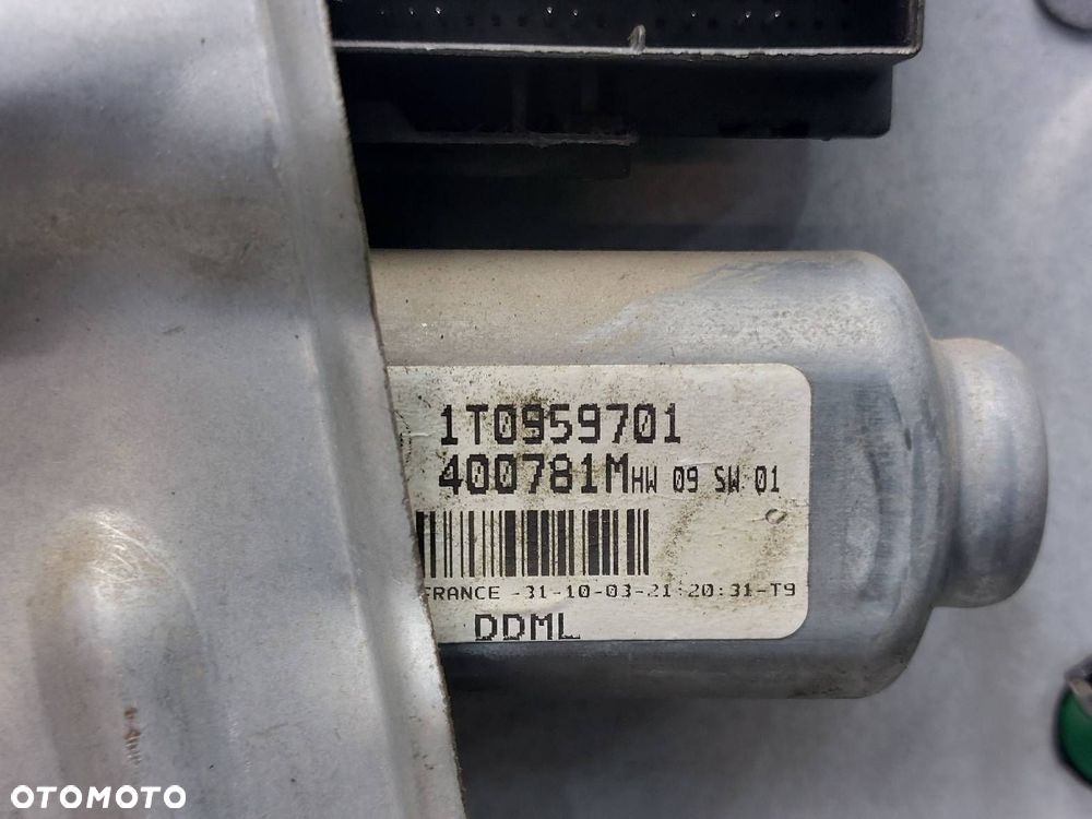 MECHANIZM PODNOŚNIK SZYBY LEWY PRZÓD ELEKTRYCZNY VOLKSWAGEN TOURAN I - 4