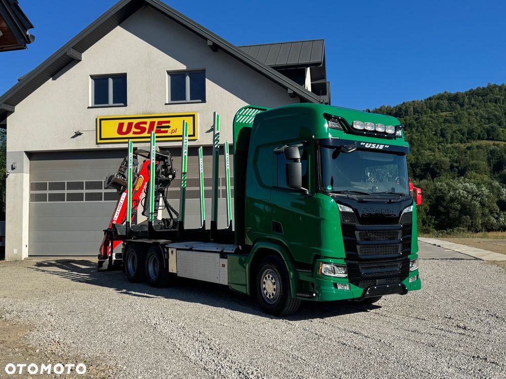 Scania R500 Do drewna drzewa stosu kłody EPSILON M12Z - 4