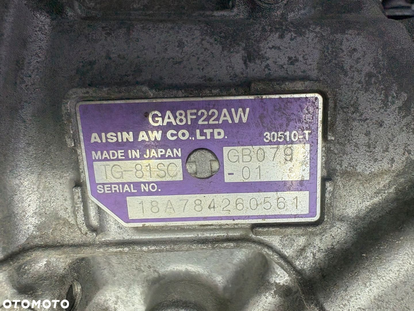 AUTOMATYCZNA SKRZYNIA BIEGOW BMW B46 F39 F48 GA8F22AW BENZYNA - 12