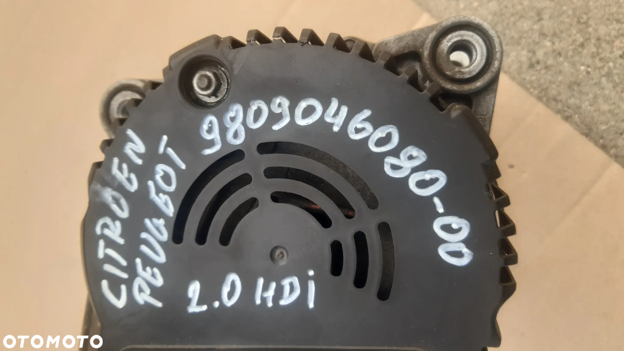 CITROEN C4 PEUGEOT 308 T9 2.0 HDI 210A ALTERNATOR - 6
