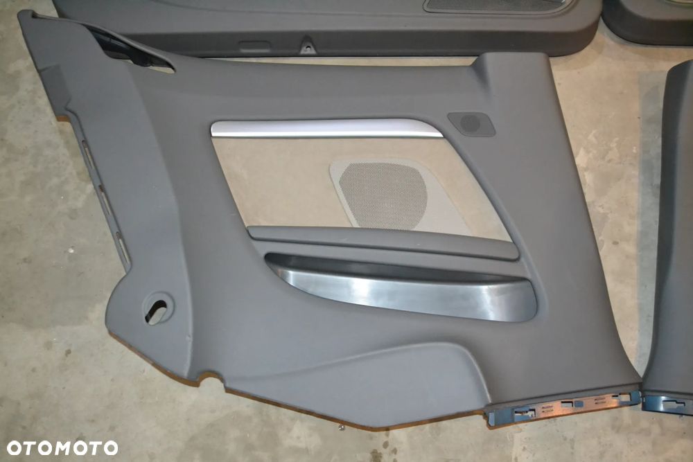 AUDI A5 COUPE TAPICERKA BOCZKI DRZWI KOMPLET ALCANTARA POMORSKIE - 6