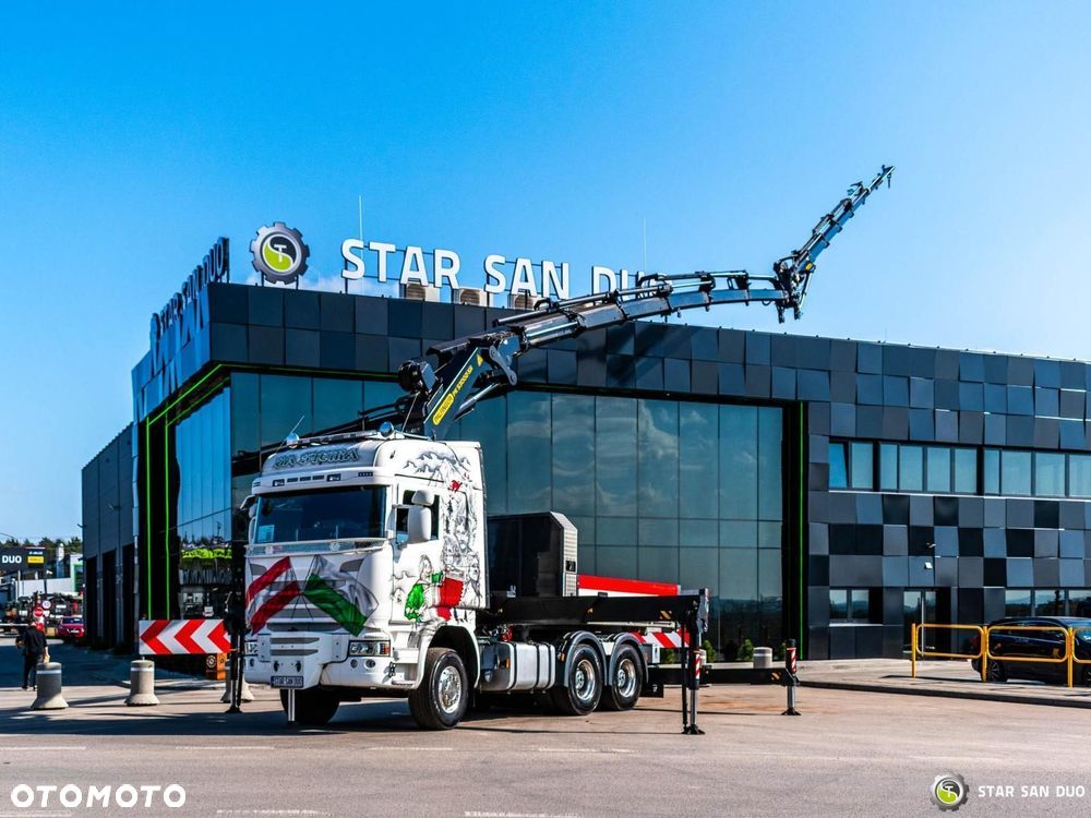 Scania R450 6x4 PALFINGER PK 53002 SH HDS Żuraw Fly Jib Siodło Wciągarka - 4