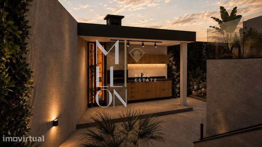 Moradia T4 nova com piscina, vista para a serra e garagem para três vi - Grande imagem: 3/37