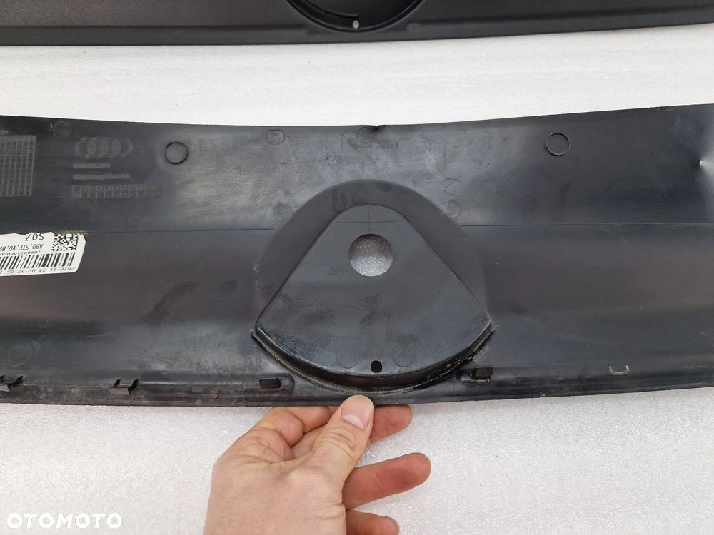 AUDI A4 B9 8W0 14- , LIFT 18- OSŁONA / NAKŁADKA PASA PRZEDNIEGO PRZÓD , NR 8W0807081 , 8W0807081F , NR AUKCJI OP80 - 22