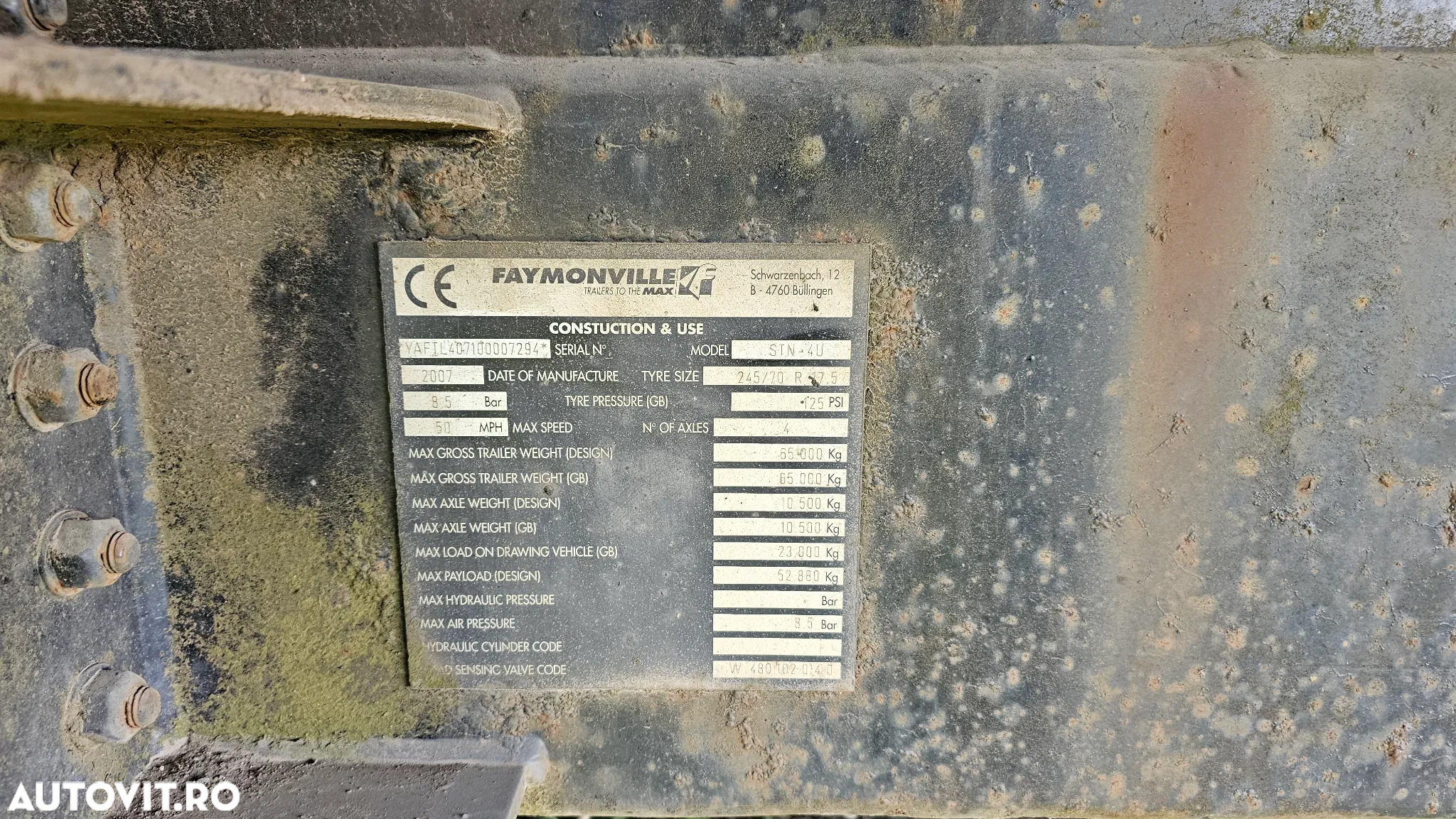 Faymonville Trailer 4 axe - 4