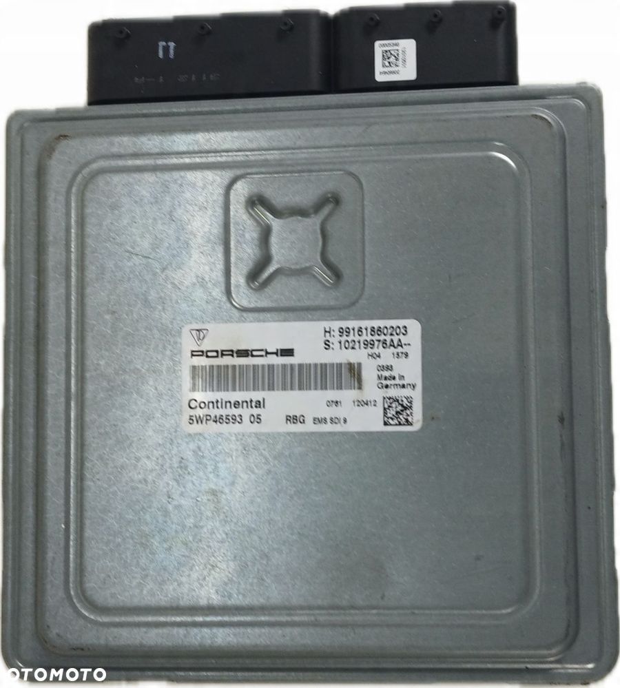 PORSCHE 991 911 STEROWNIK KOMPUTER ECU SILNIKA 99161860203 5WP46593 - 8
