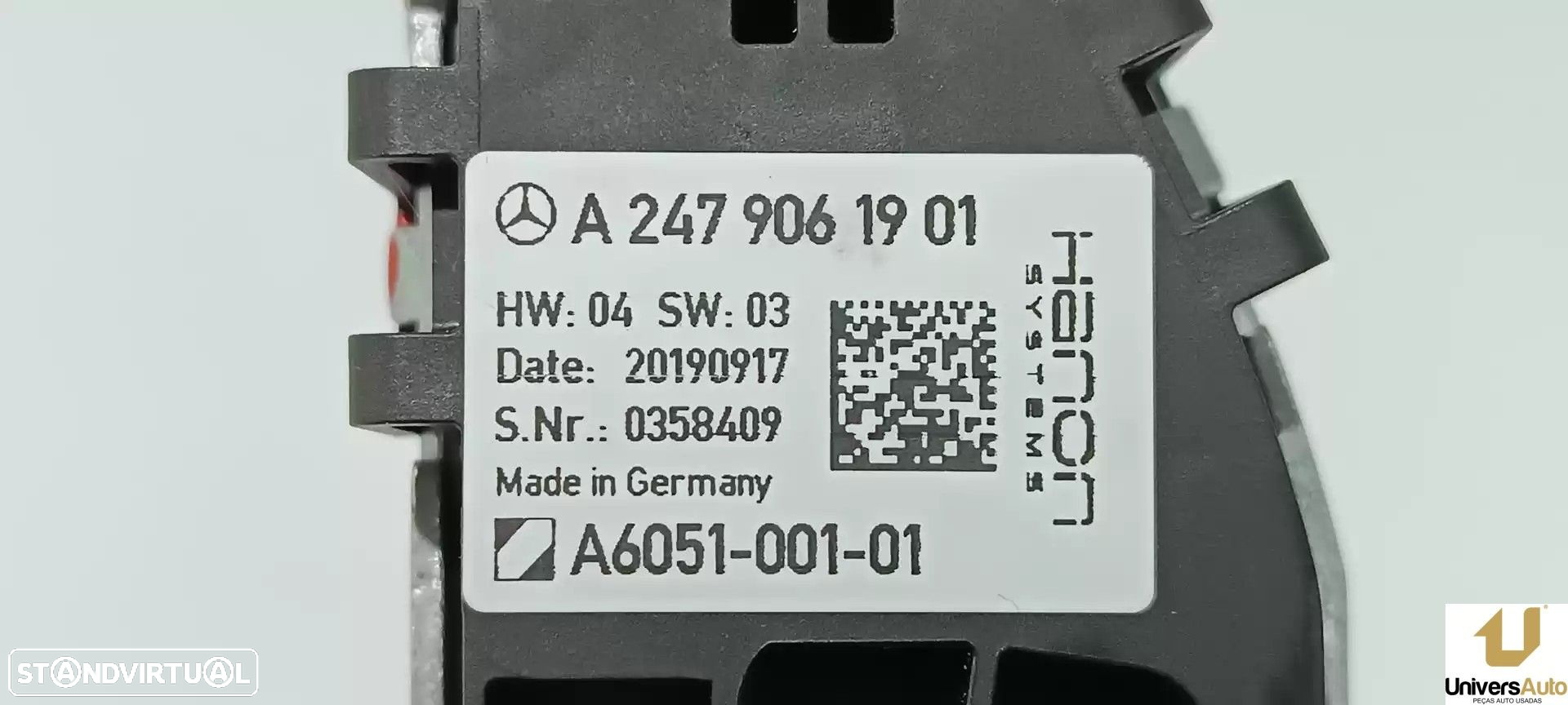 RESISTENCIA SOFAGEM MERCEDES-BENZ CLASSE A 2019 -A2479061901 - 4
