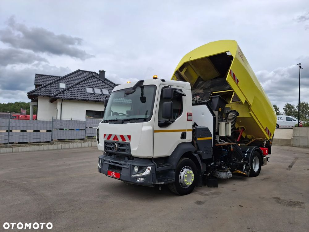 Renault D16 Midlum Zamiatarka SEMAT Zoeller FAUN Karcher Listwy Wysokiego Ciśnienia Szczotki L/R Rura Do Liści 2017r EURO 6 - 18