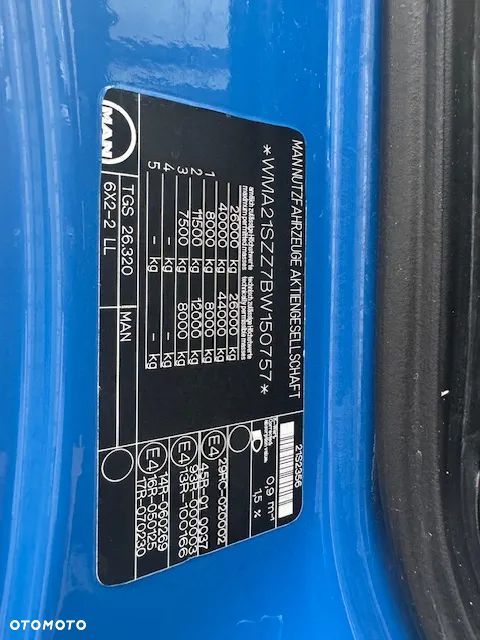 MAN Tgs 26.320 6x2 Chłodnia 24palety Euro 5 - 14