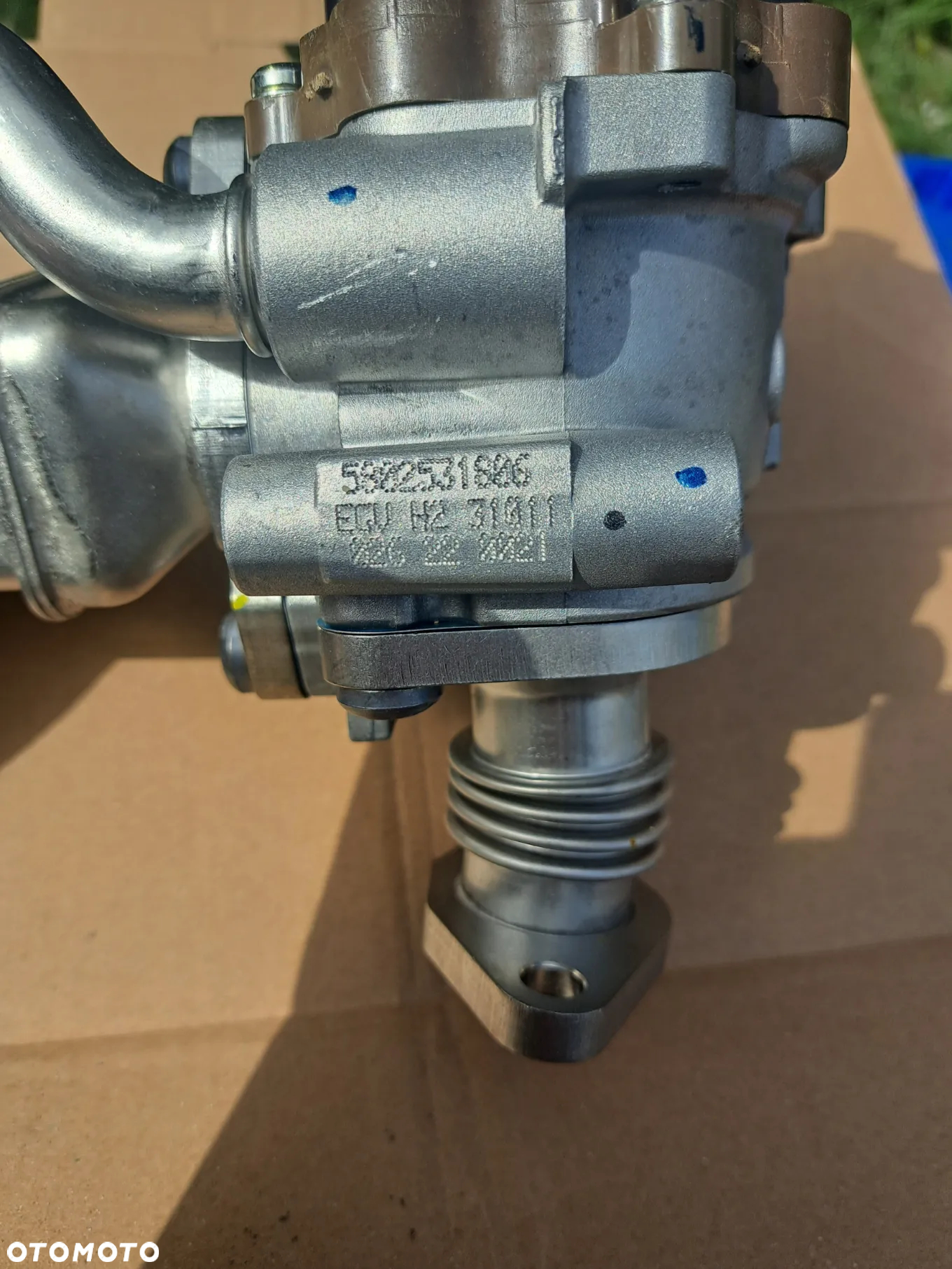 Zawór EGR AGR Fiat Ducato III 2.3 JTD Multijet 5802531806 5802528634 Zawór chłodnica spalin AGR EGR Fiat Ducato 2.3 D - 3