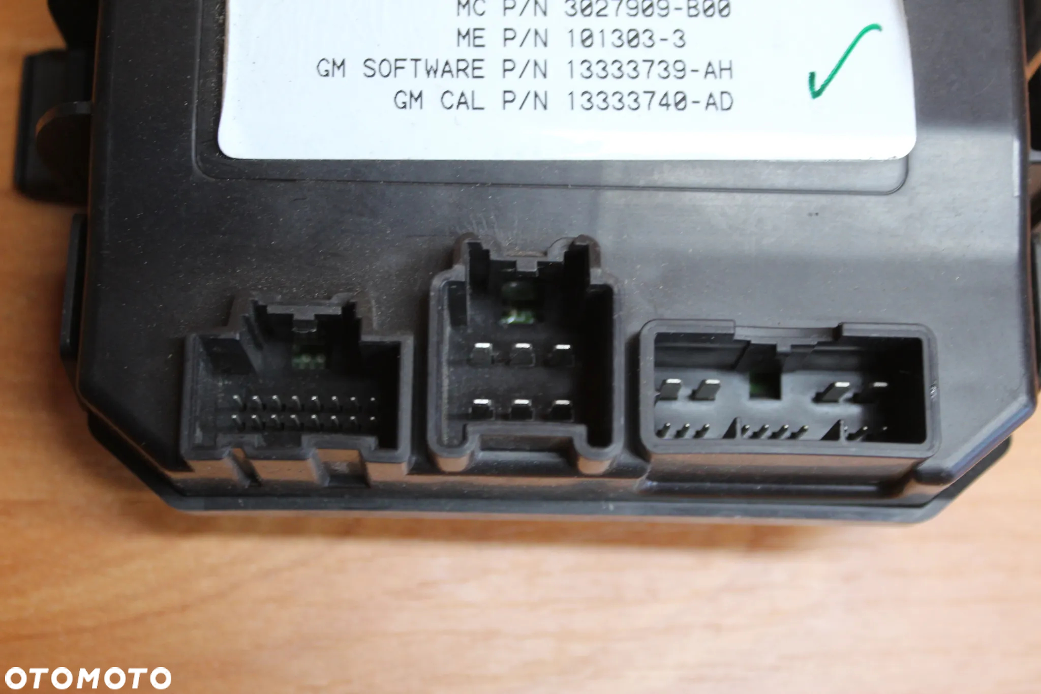 MODUŁ STEROWNIK KLAPY MANUALNY OPEL INSIGNIA A KOMBI 13333640 - 4