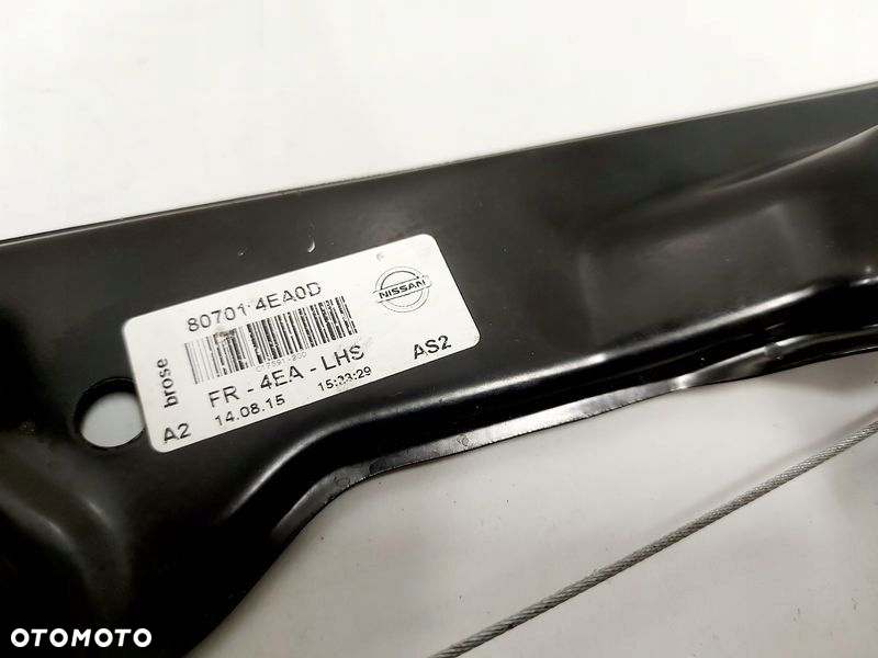 NISSAN QASHQAI 2 II J11 MECHANIZM SZYBY PODNOŚNIK LEWY PRZÓD 2 PIN UK - 5