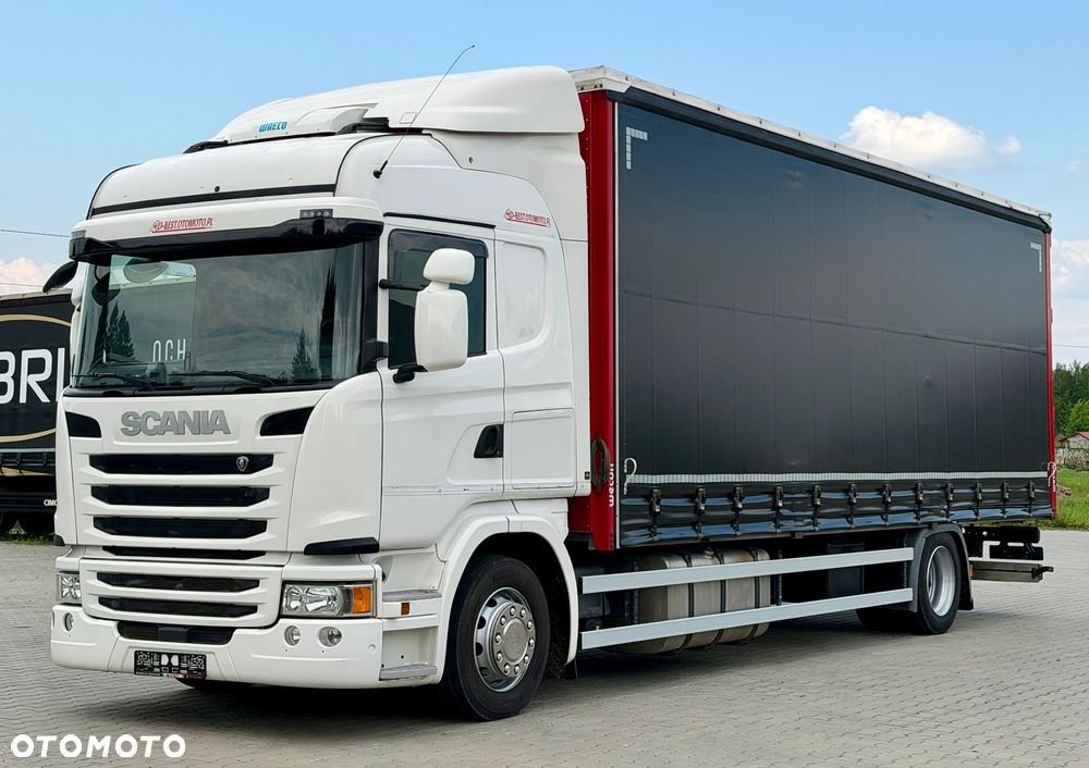 Scania G360 / FIRANKA / 20 EUROPALET / SYPIALKA / AUTOMAT / KLIMA POSTOJOWA / 540 TYŚ KM / ZSUWANY DACH / 2016 / EURO 6 - 1